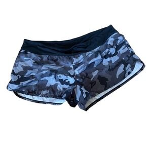 Nike black camo print athletic shorts workout running lightweight comfort